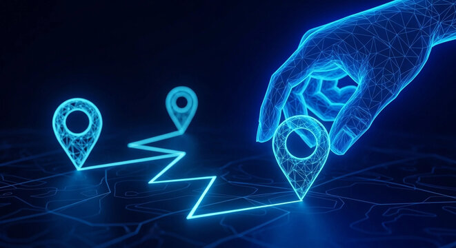 Digital Location Pin, Navigation Technology