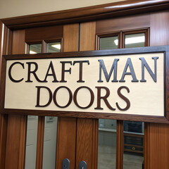 Obraz premium craft man doors
