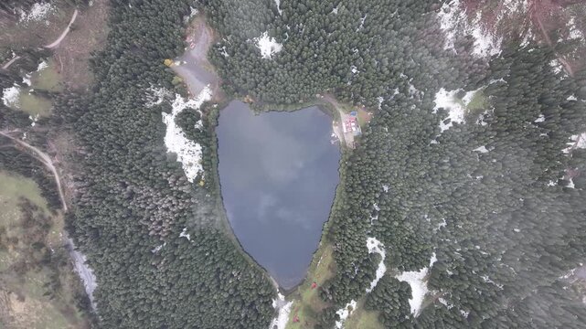Savsat Karagol Lake and Savsat Village Drone Video, Savsat Artvin, Turkiye (Turkey)