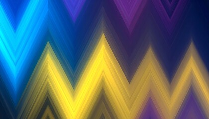 Abstract chevron pattern with vibrant gradients
