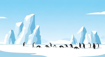 Penguins on Ice. (6)