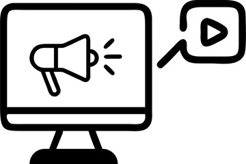 digital marketing campign icon