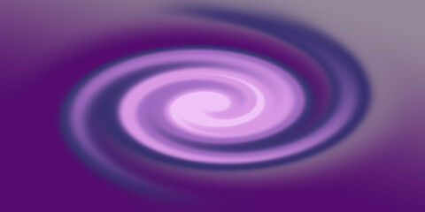 Modern pueple geometric abstract art spiral composition in artistic textured wave motion background
