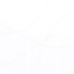 Minimalist White Background with Thin Curved Gray Lines