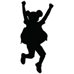World Children's Day Silhouette