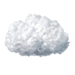white cloud on white background