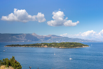 Island View from the Old Venetian Fortress in Corfu