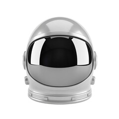 Metallic astronaut helmet with visor