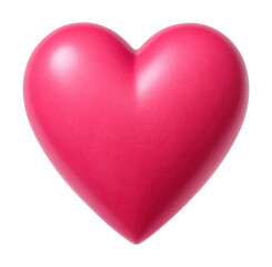 Obraz premium Pink heart on black background.