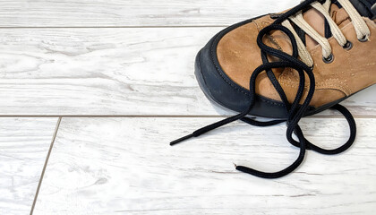 shoes with lace background