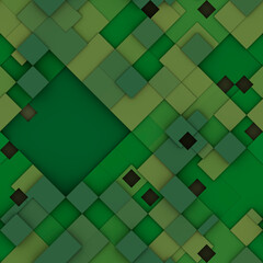 Multicolored pixelated seamless background. Modern stylish abstract texture.