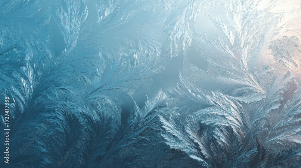 Poster beautiful abstract background of frosted glass patterns