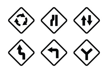 Regular useful road sing set design