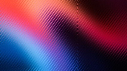 Abstract vibrant gradient of diagonal lines with a subtle texture and a blend of warm and cool colors