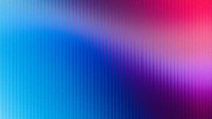 Abstract gradient background with vertical lines and pixelated texture in vibrant blue pink and purple hues