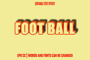 editable football text effect
