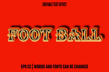 editable football text effect
