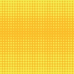 Fototapeta premium Abstract pop art creative concept. Colorful polka dots retro comics background. Cartoon modern halftone pattern. Design for poster, card, sale banner, empty bubble.
