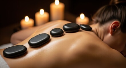 Lamas personalizadas con paisajes con tu foto Tranquil Hot Stone Therapy for Deep Relaxation