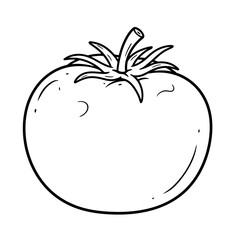 tomato, coloring, vegetable, fruit, kids, food, outline, drawing, sketch, lineart, printable, healthy, red, nature, garden, plant, organic, kitchen, nutrition, fresh, slice, salad, cooking, edible, ra