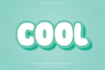 Cool text effect editable font effect style