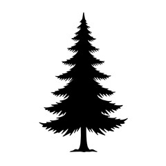 pine, tree, silhouette, vector, clipart, evergreen, nature, forest, conifer, graphic, fir, spruce, cedar, woodland, design, icon, shape, outline, foliage, trunk, leaves, landscape, scenery, winter, na