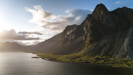 Naklejka premium Iceland from above