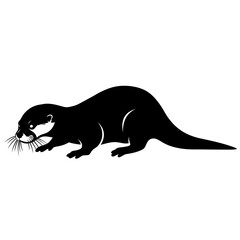 otter, drawing, lineart, illustration, minimalist, wildlife, aquatic, animal, sketch, outline, water, nature, river, mammal, whiskers, cute, black, white, wild, swimming, head, detailed, realistic, in