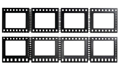 Film Strip Frames A Blank Canvas for Memories.