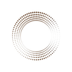 Round vintage textured frame for your design. Vintage cover. Place for text. Vintage holiday beautiful golden frames for paintings or photographs. Template vector illustration.