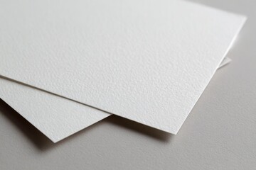Two sheets of textured white paper (1)