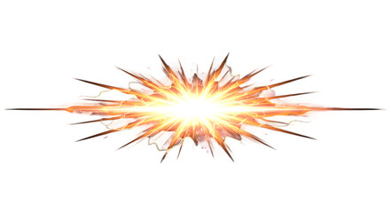 Fototapeta premium Abstract Energy Burst with Light Rays on Black Background png clear alpha channel cutout isolated on transparent background