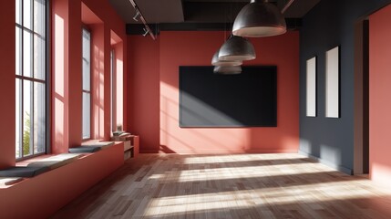 Spacious modern interior design