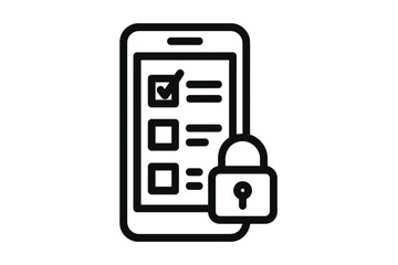 Secure Mobile Ballot Voting App Icon