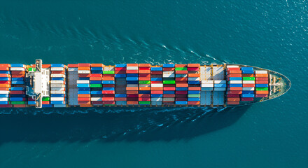 colorful cargo containers