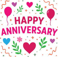 Happy Anniversary Wish Card