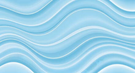 Abstract blue flowing waves create a serene and modern background perfect for any design project.