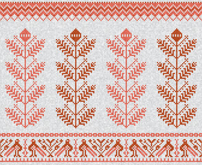 Mosaic tiles decorative background, seamless repeating vector pattern template for  wallpaper, background, wood print, metal print, plastic print, glass print, decor