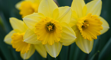 yellow daffodil flower