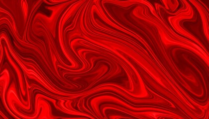 Abstract swirling red liquid