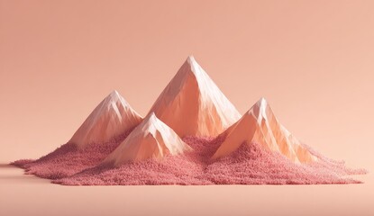 Pastel Mountainscape