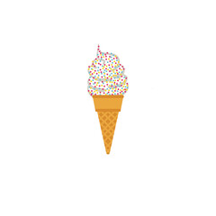 Isolated popsicle transparent Background Ice Cream Bars with Sprinkles
