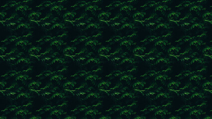Close up of dark green textured fabric with a subtle woven pattern and soft lighting