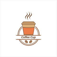 Elegant Coffee Cup Logo for Branding