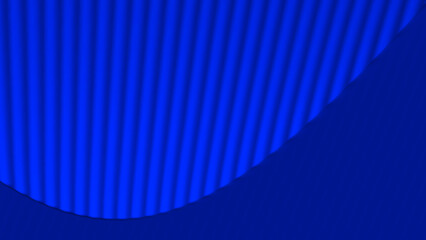Abstract Blue Wave Pattern with Diagonal Lines