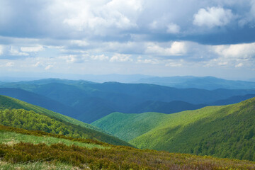 Fototapeta premium Beautiful Carpathian mountains in Ukraine