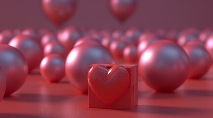 heart shaped balloons