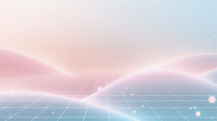 Retro-Futuristic Grid Landscape Backgrounds