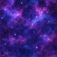 Enchanting Cosmic Nebula Swirls with Distant Sparkling Stars A Vast Universe of Infinite Wonder