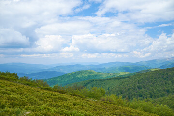 Beautiful Carpathian mountains in Ukraine
